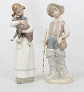 FIGURINER, porslin, 2 stycken, Lladro.