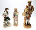 FIGURINER, 3 st, porslin, 181900-tal.