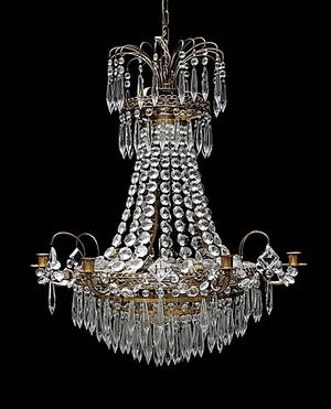 LJUSKRONA, empirestil, 1900-talets första del.