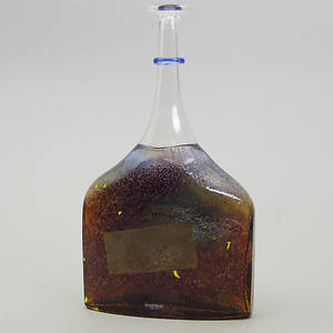 FLASKA, konstglas, Satellite, Bertil Vallien, Kosta Boda.