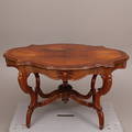 SALONGSBORD, mahogny, rokokostil, 18-1900-tal.