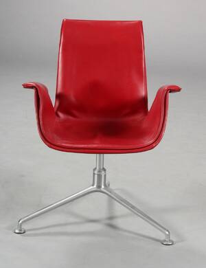 Preben Fabricius Jørgen Kastholm. Tulip chair. Lænestol