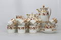KAFFESERVIS, porslin, 30 delar, 1800-1900-talet.