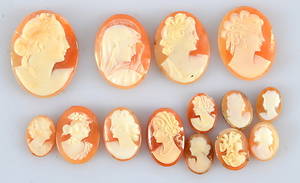 CAMÉER, 14 stycken.