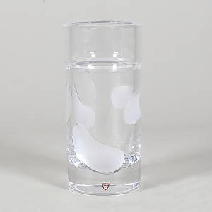 VAS, glas, Gunnar Cyrén, Orrefors, 1900-talets andra hälft.