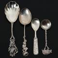 UPPLÄGGNINGSBESTICK 4 delar, silver, 88g