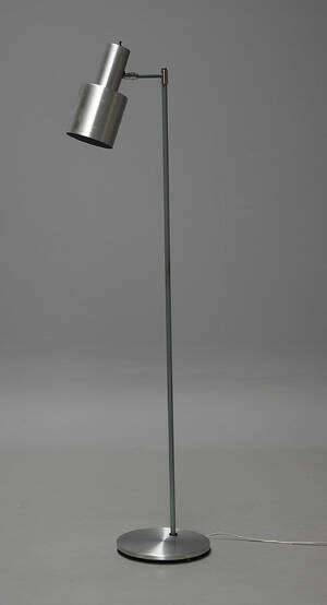 Jo Hammerborg, standerlampe af forkromet metal og aluminium, model Studio