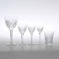 GLASSERVISDELAR, 38 st. slipad dekor.
