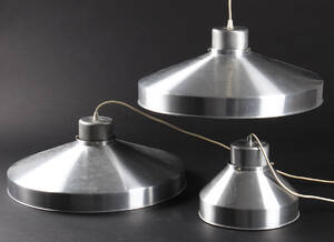 Loftslamper af børstet aluminium 3