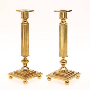 LJUSSTAKAR, ett par, Gusum.