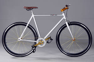 Enghouse gadecykel, silver