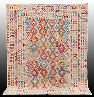 MATTA, Orientalisk, Kelim, Uzbak, 290 x 220 cm.
