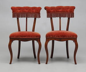 STOLAR, ett par, nyrokoko, 1800-tal.