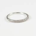 Ring 18 k vitguld briljanter