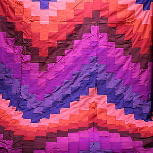 ÖVERKAST, sidenviskos, bargelloteknik, 220 x 200 cm.