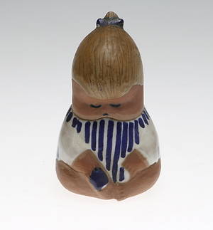 LISA LARSON. Figurin, stengods, Johanna, Gustavsberg.