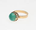 RING med sten, guld, 18 K.