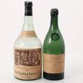 ETIKETTER för cognac, 2 st, 1800-tal
