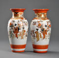 Par japanske vaser af porcelæn 1900 tallet 2