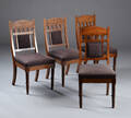 Fire stole af mahogni, Empire-stil, beg. 1900-tallet. 4 Denne vare er sat til omsalg under nyt varenummer 3958948