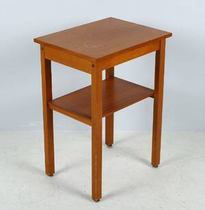 Avlastningsbordsängbord med låda