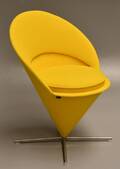 Verner Panton. Cone Chair  Kræmmerhusstol, gul Denne vare er sat til omsalg under nyt varenummer 4805122