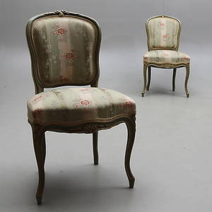 STOLAR, 1 par, rokokostil, 1900-tal.