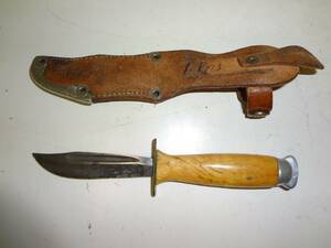 Finsk kniv signerat blad