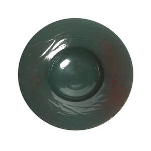 INGRID ATTERBERG. Skålfat, keramik, egen verkstad, signerad och daterad -71.