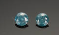 To uindfattede diamanter, ca. 1.23 ct