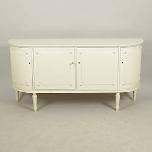 SIDEBOARD, vitmålat, gustaviansk stil.