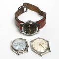 ARMBANDSUR, 3 st, herrur, bl.a. Tissot Seastar, 1960-tal.
