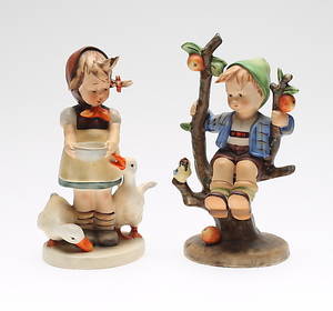 MARIA INNOCENTIA HUMMEL. 2 st, keramik, figuriner.