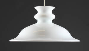 Holmegaard Glasværk. Pendel, hvid opalglas 