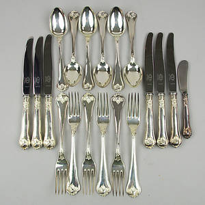 BESTICKUPPSÄTTNING, Sachsisk, silver.
