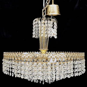 TAKLAMPA, 1900-talets andra hälft, diameter ca. 42 cm.