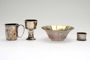 PARTI SILVER, 4 delar, vikt ca 242 gram.