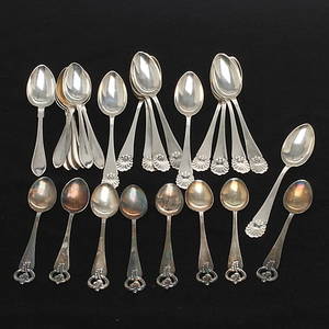 SKEDAR, silver, tre modeller, 1900-tal.