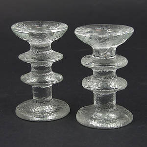 LJUSSTAKAR, 1 par, Festivo,Festivo, Timo Sarpaneva, Iittala.