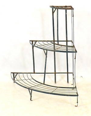 BLOMSTERHYLLA, hörnmodell, metall, 1900-tal.