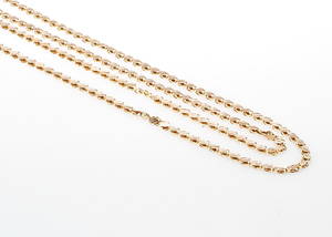 HALSKEDJA, 14k guld, vikt ca 52 gr.