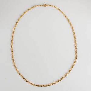 HALSKEDJA, 18k guld, vikt ca 18,7 g