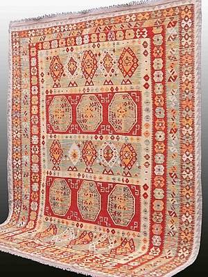 MATTA, Orientalisk, Kelim, Uzbak, 293 x 246 cm.