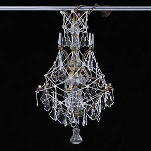 LJUSKRONA, 1900-tal, höjd ca 110 cm.