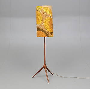 GOLVLAMPA, teak, 1960-tal.