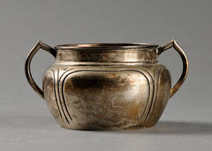 A. Dragsted. Sukkerskål af sølv