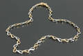 Jens. J. Aagaard. Halskæde, 14 kt guld og hvidguld Denne vare er sat til omsalg under nyt varenummer 4603283