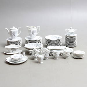 SERVISDELAR, porslin, Maria Björnbär, Rosenthal.