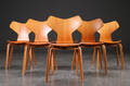 Arne Jacobsen. Seks Grand Prix stole, teaktræ 6 