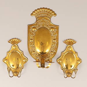 LAMPETTER, 3 ST, mässing.